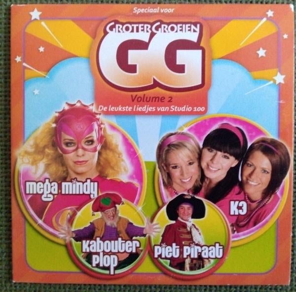 Groter Groeien cd singel volume 2 studio 100, Verzenden, Zo goed als nieuw
