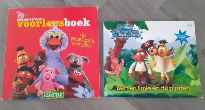 Boeken Pakket Sesamstraat Voorleesboek (2x), Boeken, Kinderboeken | Kleuters, Gelezen, 5 of 6 jaar, Fictie algemeen, Jongen of Meisje