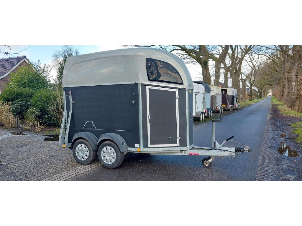 Bockmann Uno met aluminium bodem, Gebruikt, 1½-paards trailer