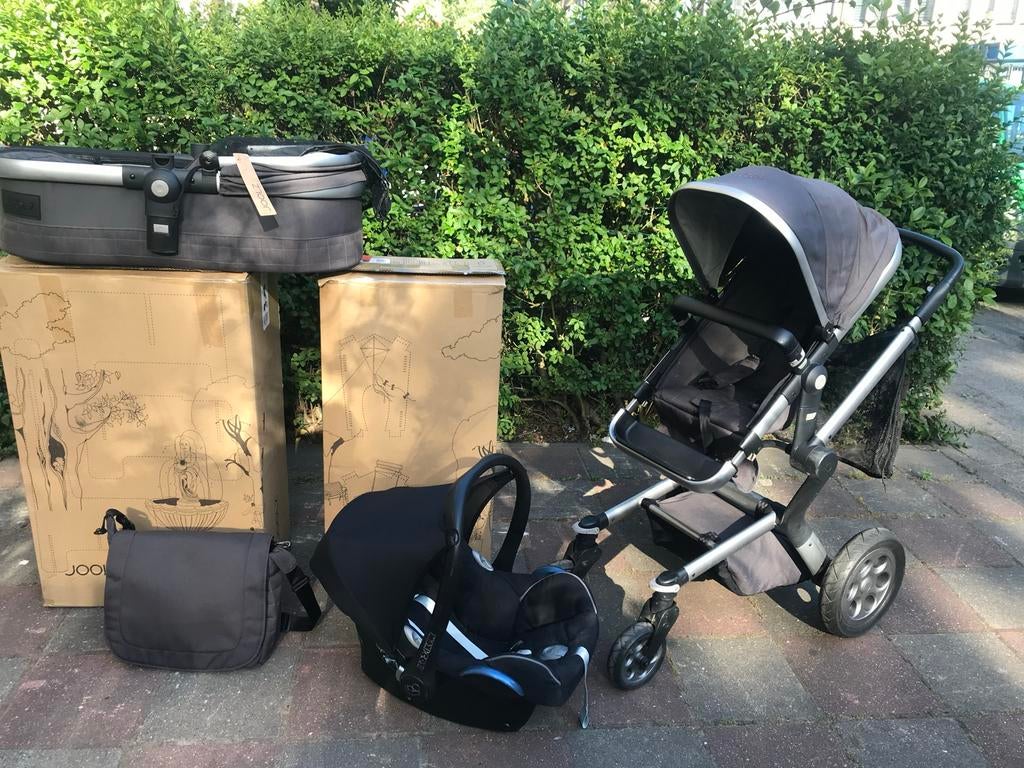 Joolz Day Quadro kinderwagen reiswieg, autostoel, luiertas., Zo goed als nieuw, Combiwagen, Met autostoeltje, Ophalen