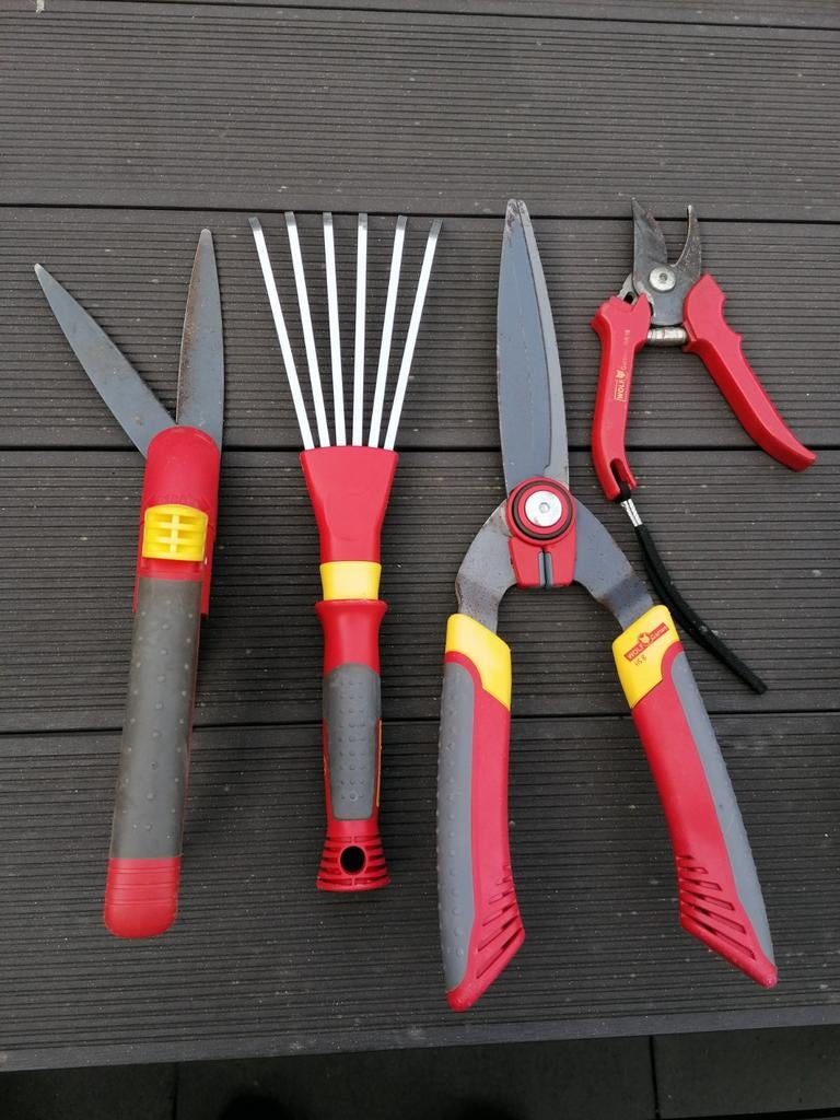 Wolf Garten Snoeischaar Heggenschaar Hark Kantjesknipper, Ophalen of Verzenden, Zo goed als nieuw, Wolf garten