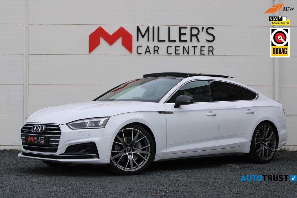 Audi A5 Sportback 45 TFSI quattro BOMVOL PANORAMA HUD 245 PK, Automaat, 15 km/l, Gebruikt, 4 cilinders