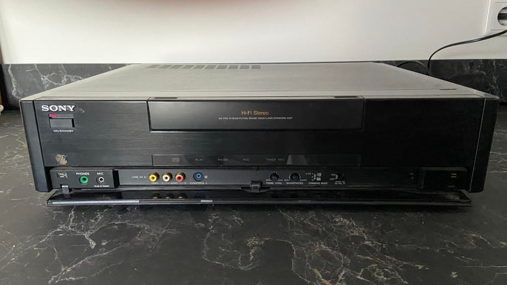 Sony SLV-825 videorecorder, Audio, Tv en Foto, Videospelers, Ophalen of Verzenden, Gebruikt, VHS-speler of -recorder