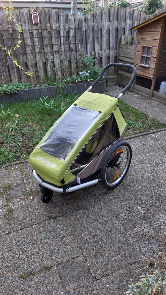 Croozer Kids 1 fietskar, Ophalen, Gebruikt, Opvouwbaar, Kinderkar