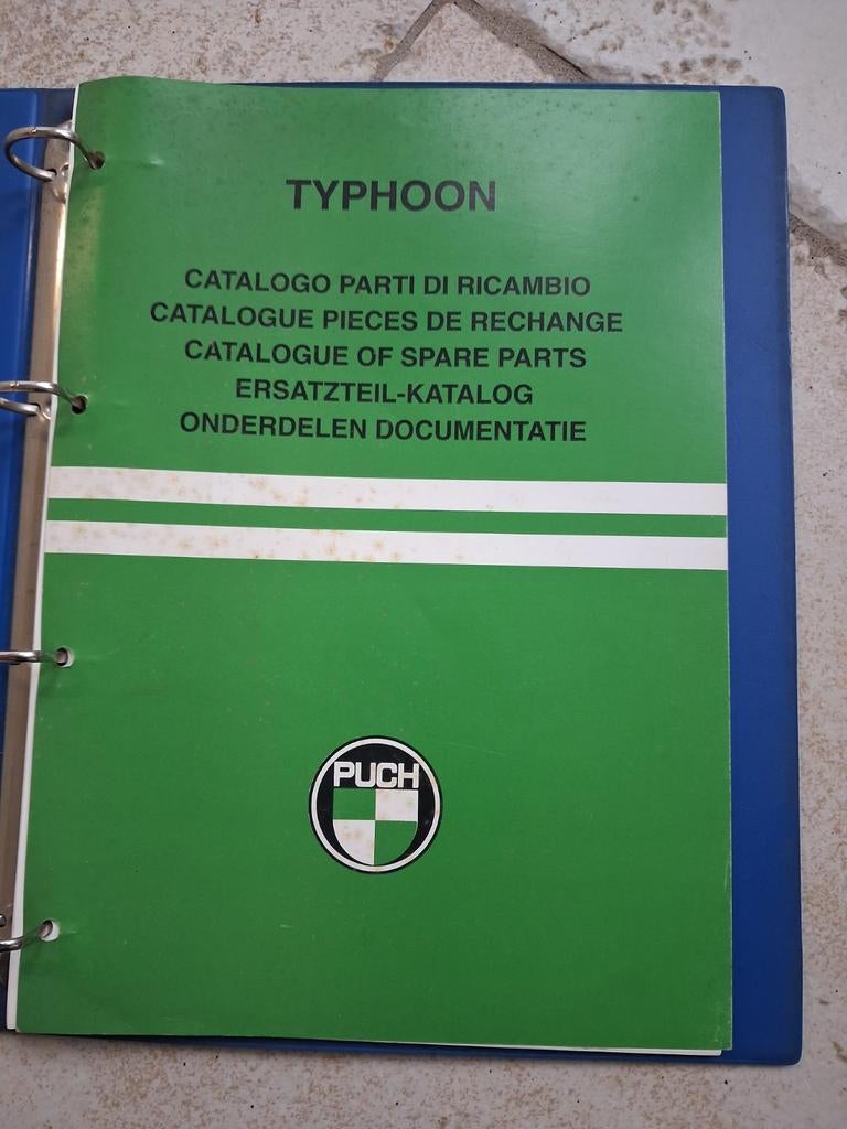 Onderdelencatalogus Puch Typhoon - Origineel, Ophalen of Verzenden, Gebruikt