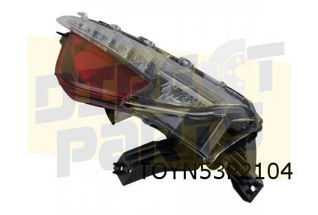 Toyota Prius (2/17-) ( ZVW52) achteruitrijlamp Rechts achter, -, Verzenden, -, Nieuw
