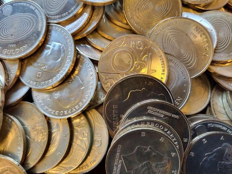 Nederland ruime 1 kilo zilveren 10 guldenmunten Beatrix, Ophalen of Verzenden, Zilver