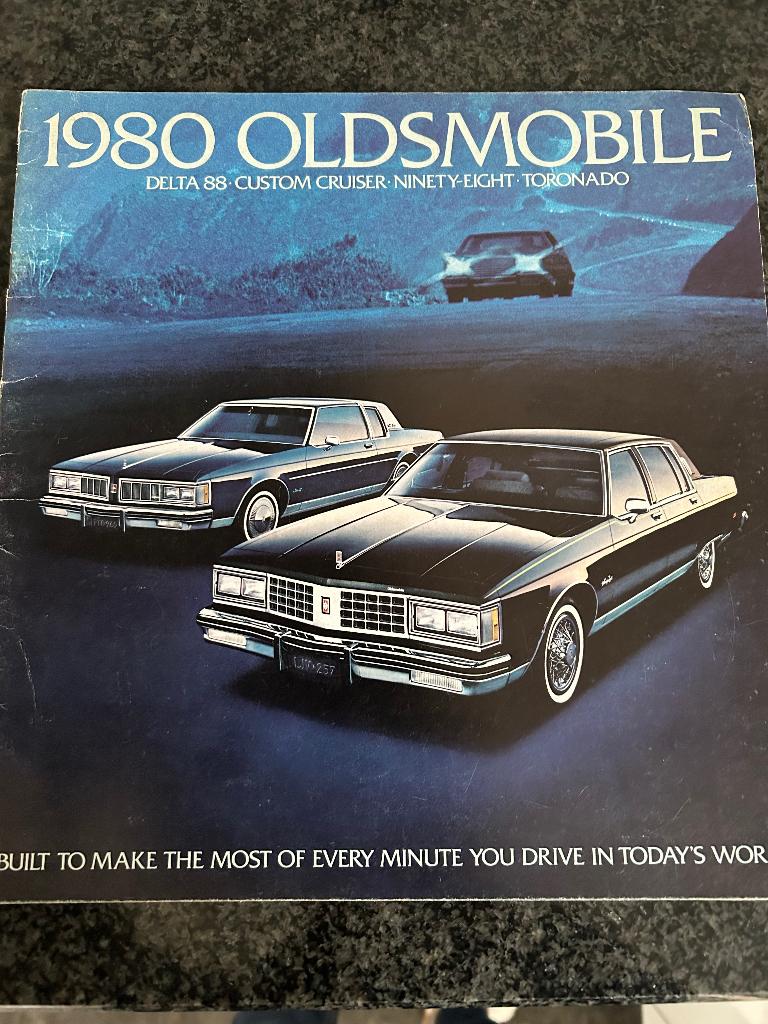Folder 1980 Oldsmobile, Ophalen of Verzenden, Overige merken, Onbekend, Gelezen