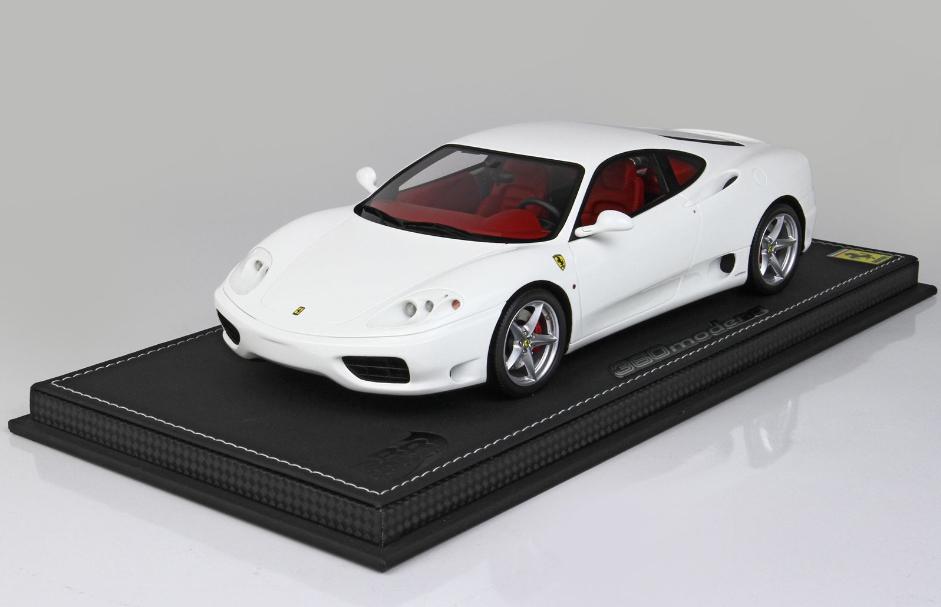 OPRUIMING ! Ferrari 360 Modena white red interior BBR 1:18, Overige merken, Bbr, ., Nieuw