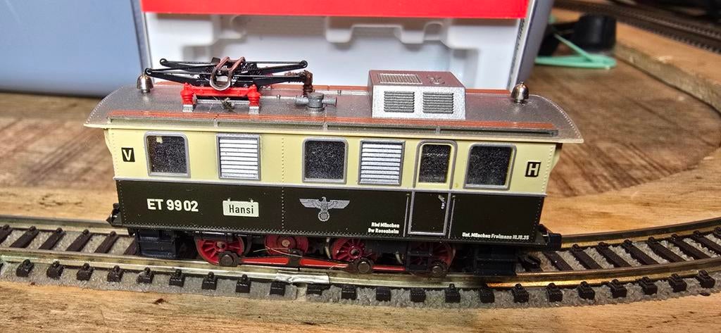 Fleischmann piccolo 730501 DRG tandradlok ET99 Hansi, Gelijkstroom, Fleischmann, Rails, Ophalen of Verzenden