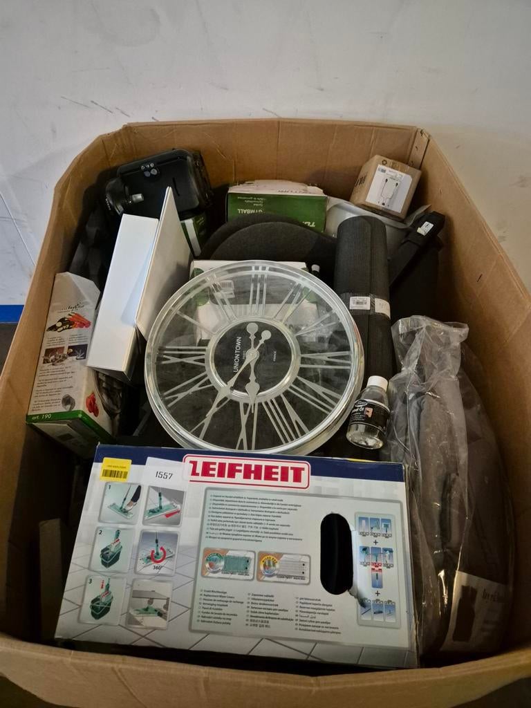 Palletbox ongecontroleerde goederen (OP = OP), Diversen, Rommelmarktspullen, Ophalen, Gebruikt, -, -