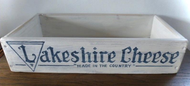 Brocante landelijk houten kist / kaas / cheese / vintage, Huis en Inrichting, Woonaccessoires | Kisten, Gebruikt, Minder dan 50 cm