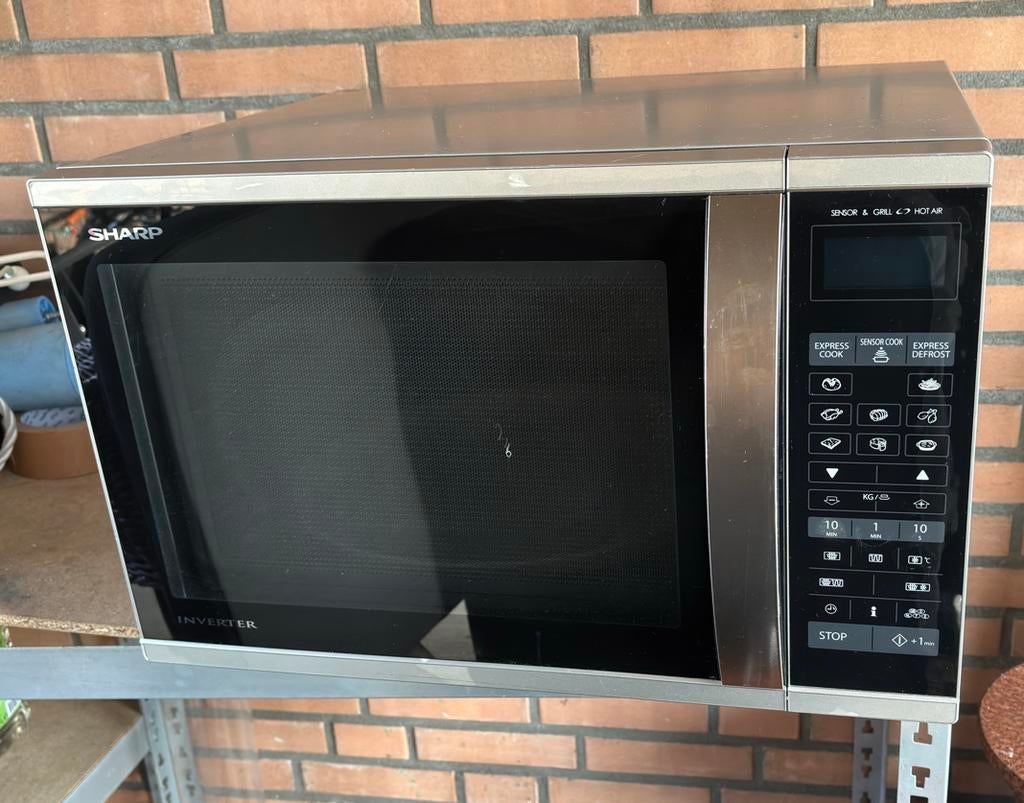 Sharp inverter combimagnetron, Ophalen, Combimagnetron, Gebruikt, Hete lucht