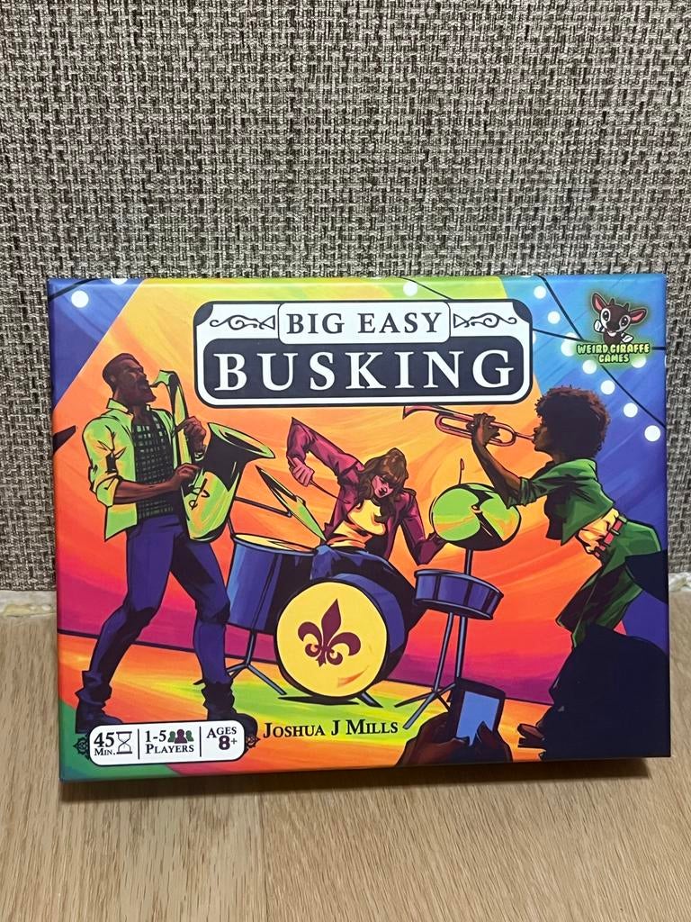 Big Easy Busking bordspel kickstarter ks, Een of twee spelers, Ophalen of Verzenden, Zo goed als nieuw