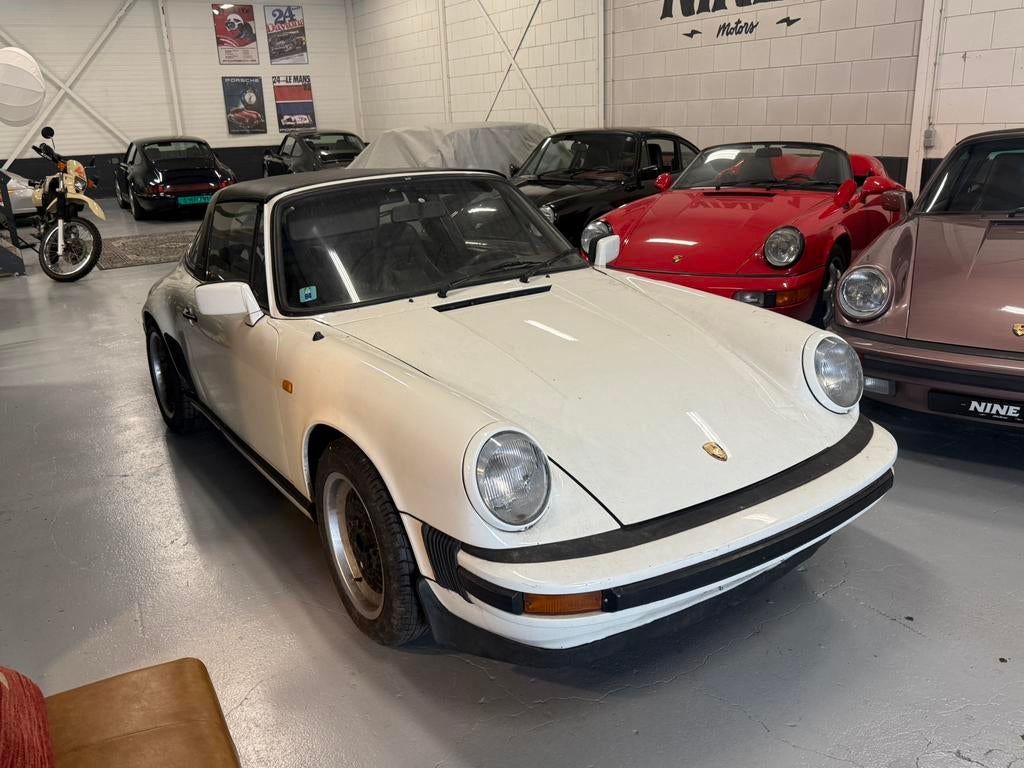 Porsche 911SC 1981 'Grandprix Weiss' 204 pk Project!, Achterwielaandrijving, Zwart, Overige carrosserieën, Overige bekleding