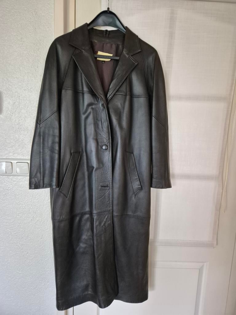 Leren damens jas,, Ophalen, Zo goed als nieuw, Maat 38/40 (M)