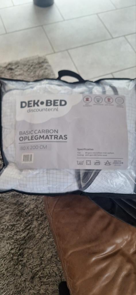 2 x Oplegmatras 80x200 cm - Ideaal voor camper/caravan, Caravans en Kamperen, Ophalen, Zo goed als nieuw, Overige
