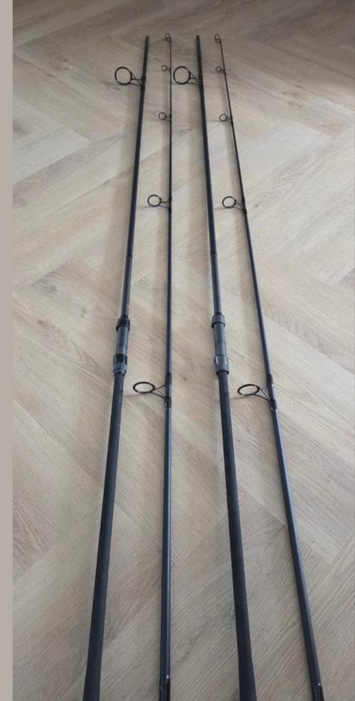 2x Greys GT2 50 Karper Hengels 12ft - 3lbs zgan!!, Ophalen of Verzenden, Zo goed als nieuw, Werphengel