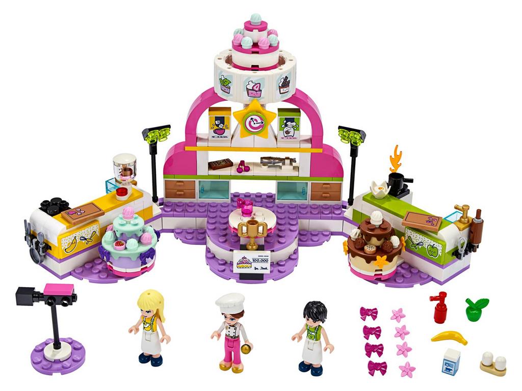 Lego Friends Bakwedstrijd 41393, Kinderen en Baby's, Speelgoed | Duplo en Lego, Lego, Complete set, Ophalen of Verzenden