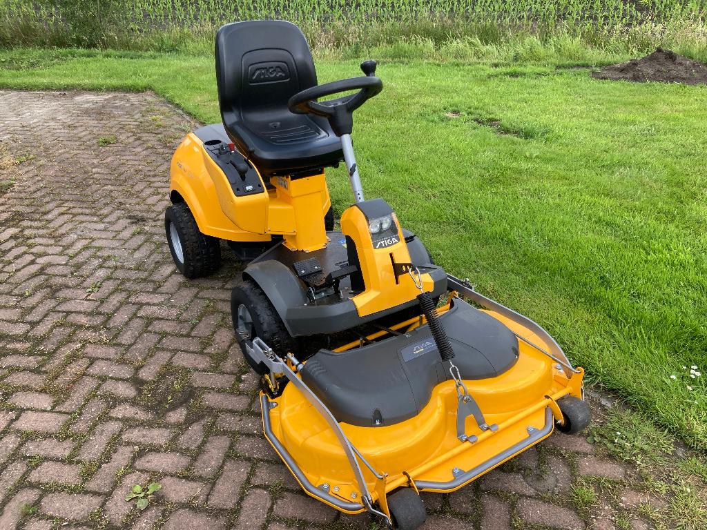 Stiga Park 740 PWX 105 Combi 4WD zitmaaier, Tuin en Terras, Ophalen, Gebruikt, STIGA, Mulchfunctie