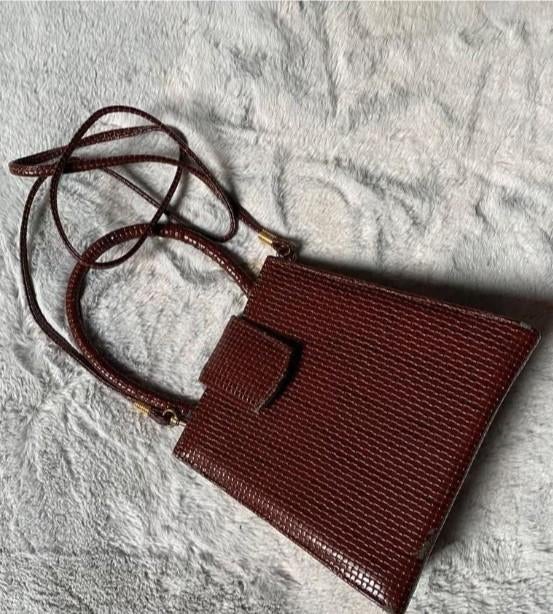 Brown leather bag ( Clarks), Ophalen of Verzenden, Gebruikt, Bruin, Schoudertasje