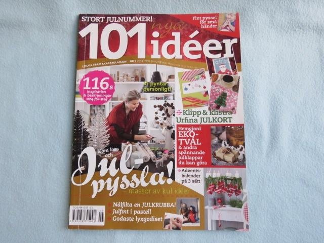 Superleuk Zweeds handwerk- en knutselblad: 101 idéer Kerst, Ophalen of Verzenden, Zo goed als nieuw