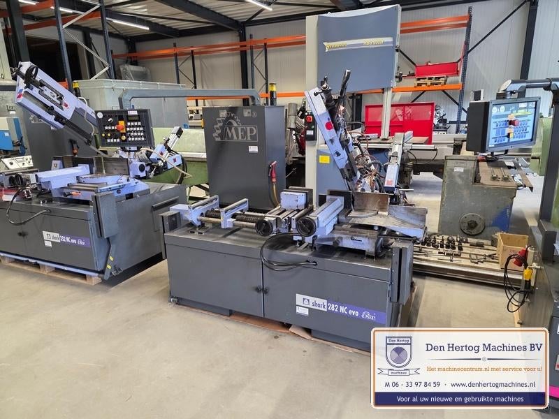 Vol automaat MEP 282 NC Evo rond 250 bandzaag hydraulisch, Doe-het-zelf en Verbouw, Gereedschap | Zaagmachines, Ophalen, Gebruikt