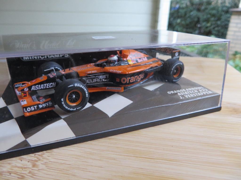 Minichamps 1:43 Jos Verstappen Orange Arrows Asiatech A22, Ophalen of Verzenden, Nieuw, Formule 1