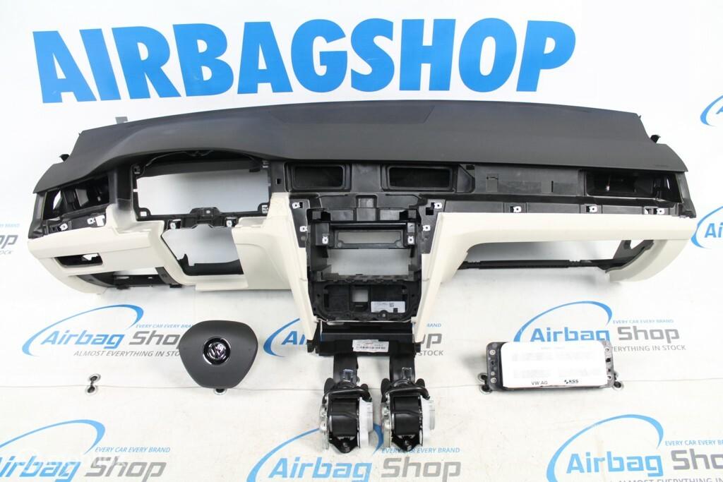 Airbag set - Dashboard zwart/beige Volkswagen Passat B8