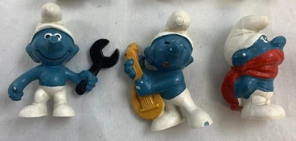 Schleich Smurfen Set 6 Figuren Jaren 70 80 Smurf vintage, Coolsingel 104, 3011 AG Rotterdam, Netherlands, Verzenden, Zo goed als nieuw