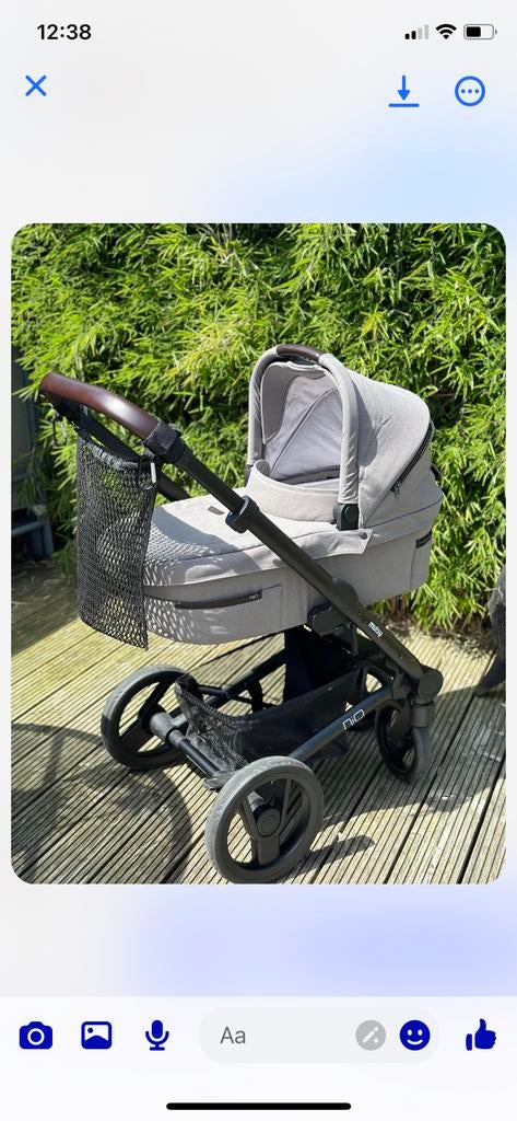 Mutsy nio, Kinderen en Baby's, Kinderwagens en Combinaties, Ophalen of Verzenden, Zo goed als nieuw, Mutsy