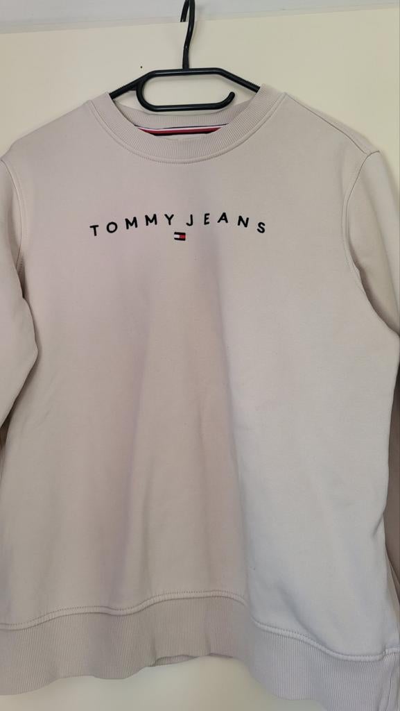 Tommy Jeans trui maat M Ecru unisex, Maat 38/40 (M), Beige, Ophalen of Verzenden, Zo goed als nieuw