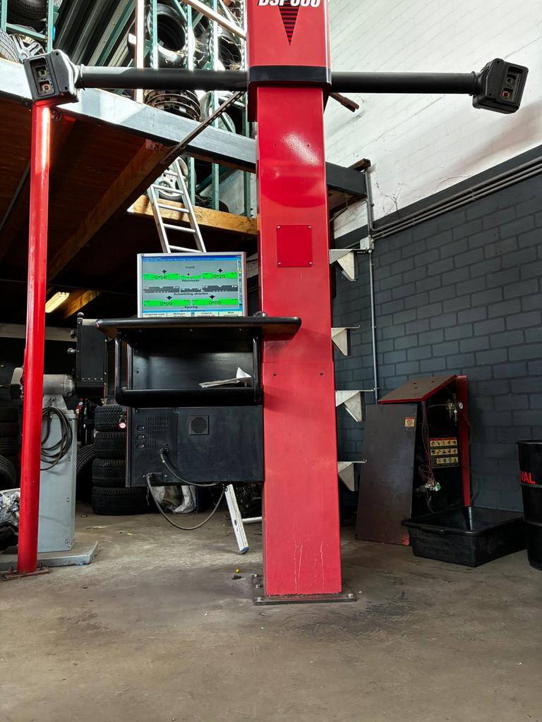 Hunter DSP 600 uitlijner, Ophalen, Gebruikt