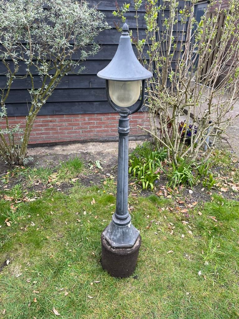 Lantaarns tuinverlichting 3x, Tuin en Terras, Buitenverlichting, Ophalen, Gebruikt, Minder dan 50 watt, Staande lamp