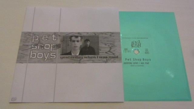 Pet Shop Boys Yesterday When I Was Mad, Cd's en Dvd's, Vinyl Singles, 7 inch, Single, Ophalen of Verzenden, Pop