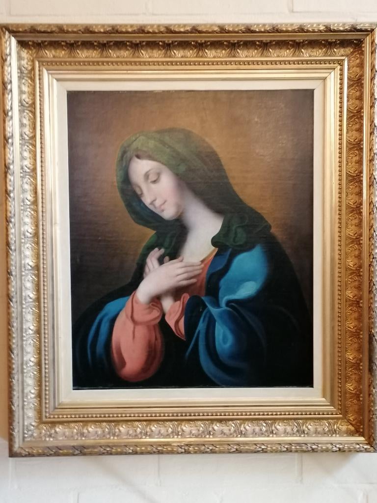 Florentijnse madonna olie op doek omstreeks 1800, Ophalen