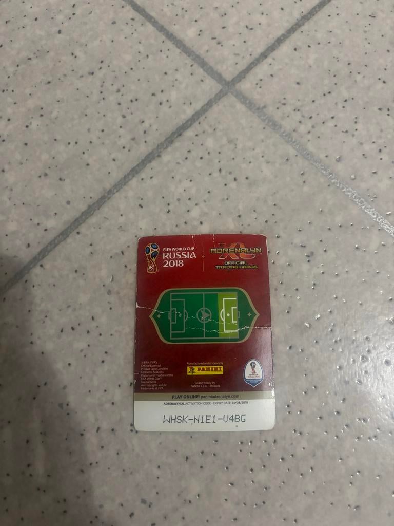 Cristiano Ronaldo Limited Edition Panini Adrenalyn FIFA WC 2, Ophalen of Verzenden, Zo goed als nieuw, Losse kaart