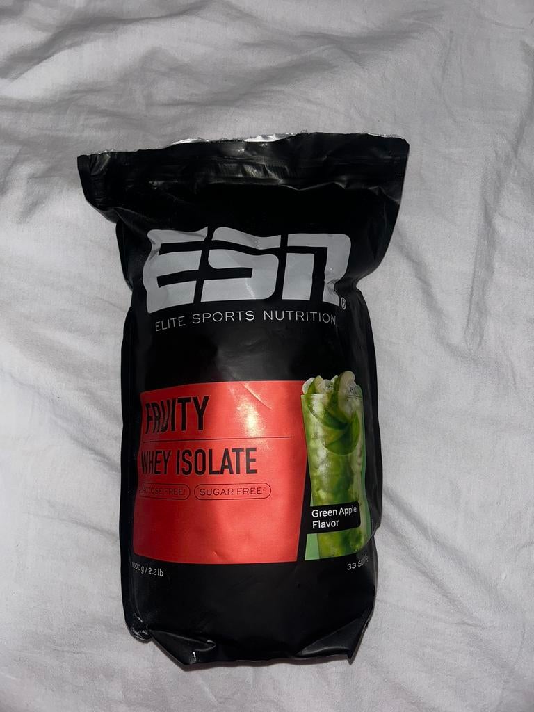 Esn Fruity Whey Isolate green apple flavor, Ophalen of Verzenden, Zo goed als nieuw, Poeder of Drank