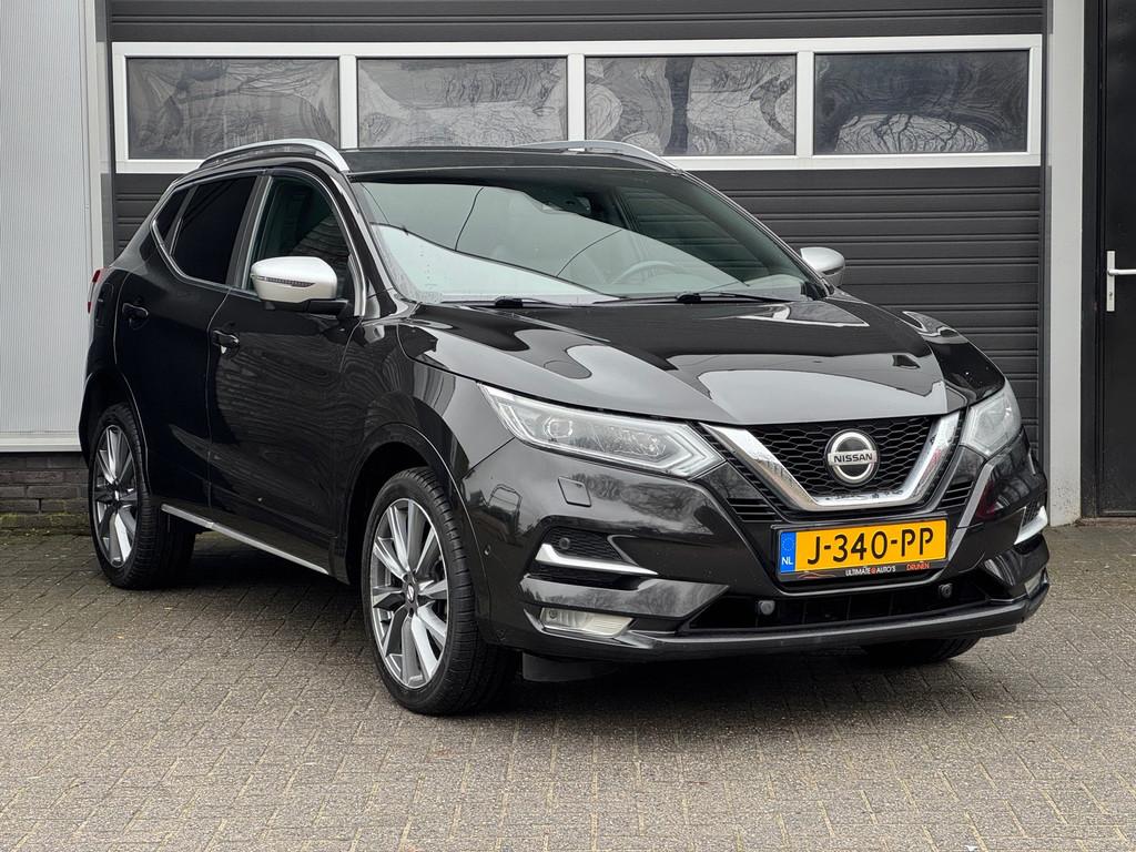 Nissan Qashqai 1.3 DIG-T Tekna + Automaat, Pano Bose, 360 Ca, Gebruikt, Euro 6, 1290 kg, Zwart