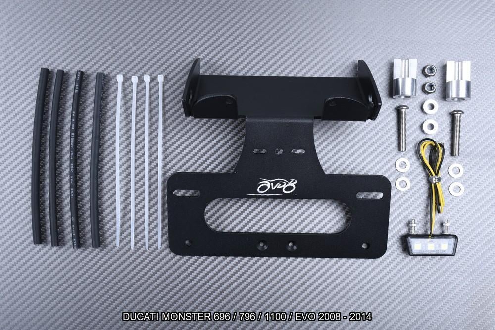 Kentekenplaathouder DUCATI MONSTER 696 796 1100 2008 - 2014, Ophalen of Verzenden, Nieuw