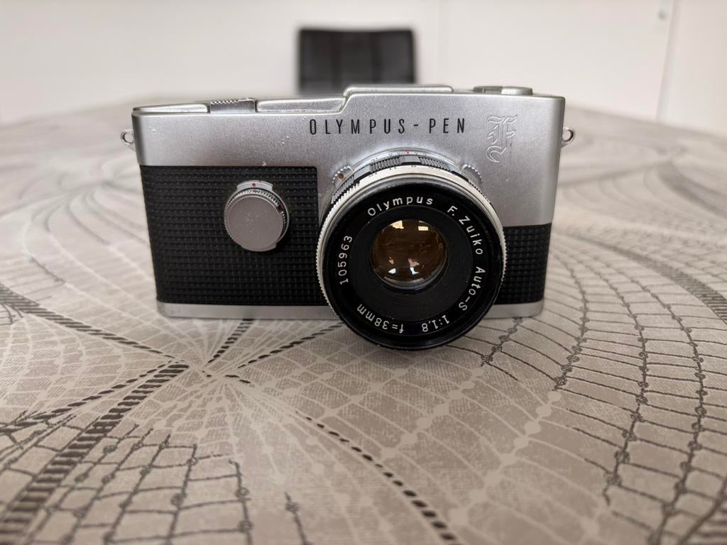 Olympus Pen F, Audio, Tv en Foto, Fotocamera's Analoog, Ophalen, Zo goed als nieuw, Compact, Olympus