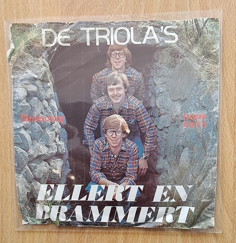 De Triola's - Ellert en Brammert / Buitenzorg, Verzenden, Zo goed als nieuw, Overige formaten, Levenslied of Smartlap