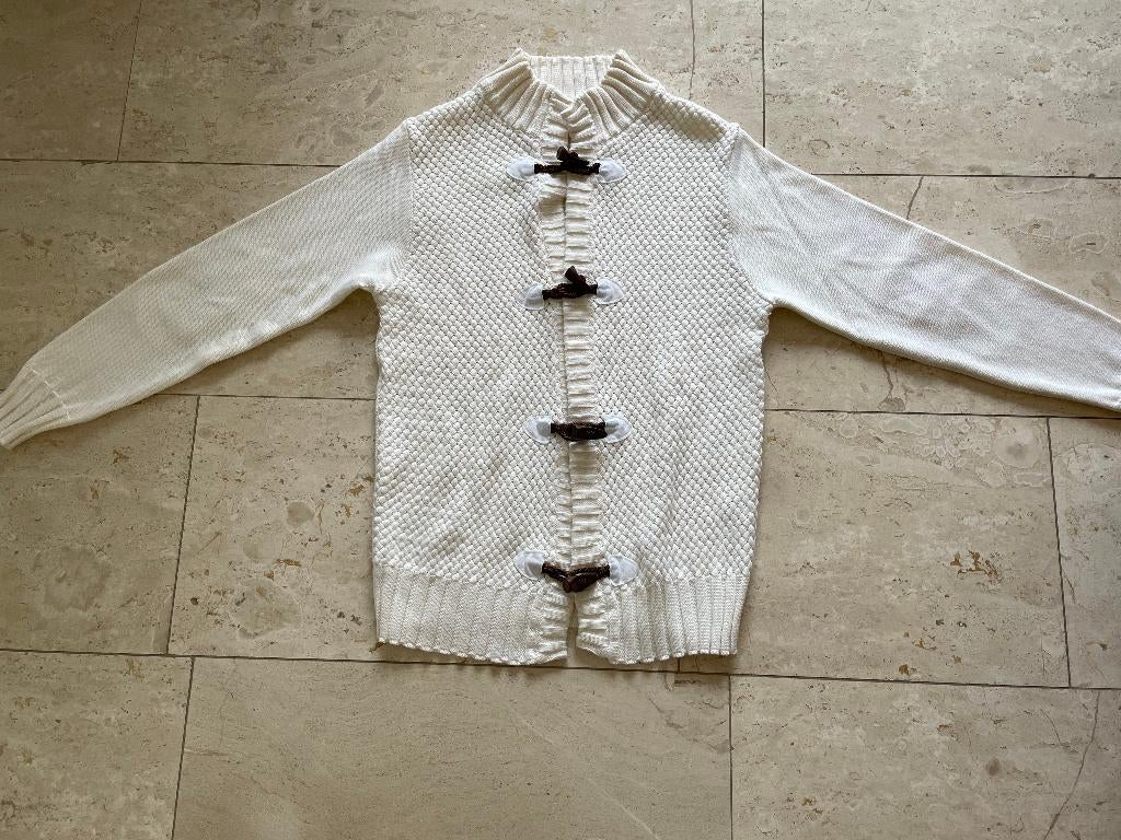 Loriblu: NIEUW houtje-touwtjes vest maat M, Kleding | Dames, Maat 38/40 (M), Verzenden, Wit, Nieuw