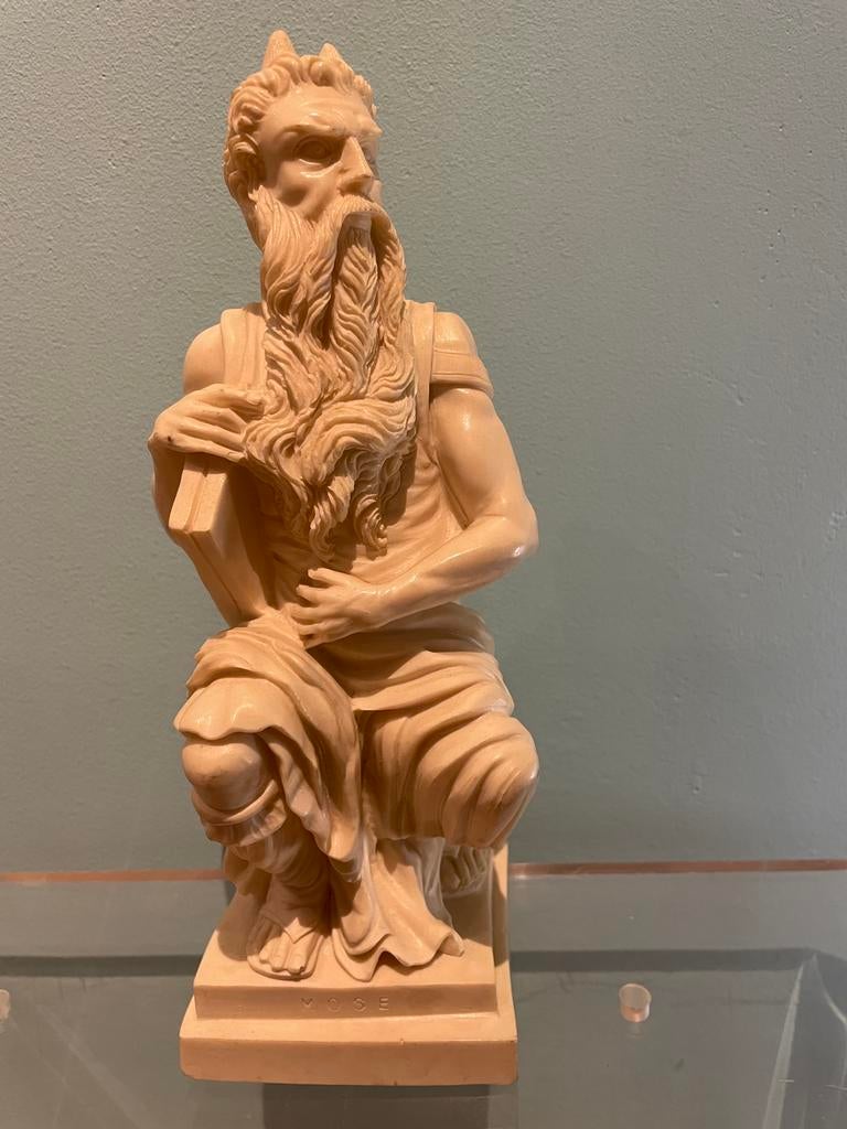 Michelangelo beeld Moses A Gianetti 26 cm onbeschadigd, Ophalen
