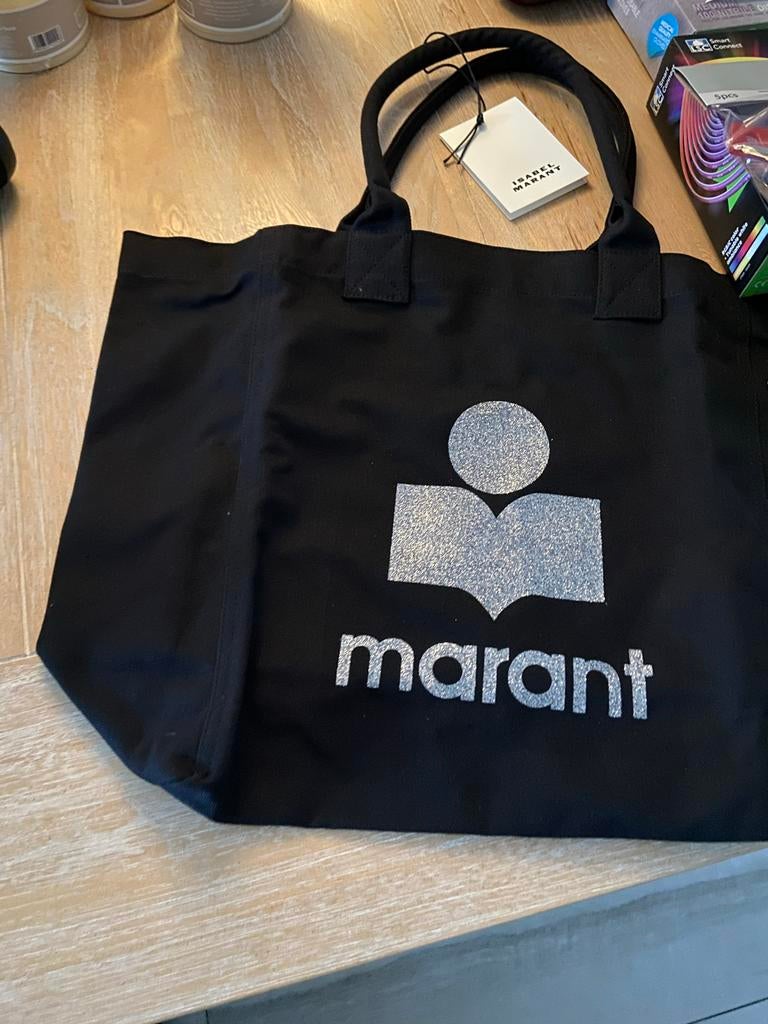 Isabel Marant Yenki tas, Verzenden, Nieuw, Zwart, Shopper