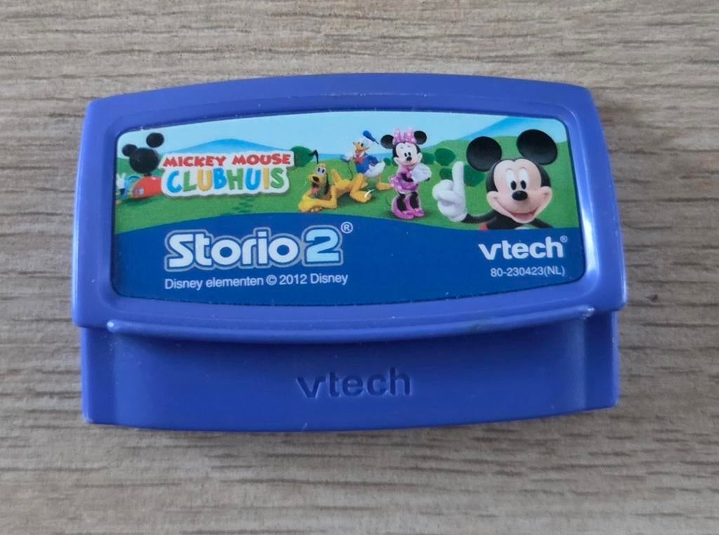 VTech Storio 2 Mickey Mouse Clubhuis Spelcartridge, Ophalen of Verzenden, Gebruikt, 2 tot 4 jaar