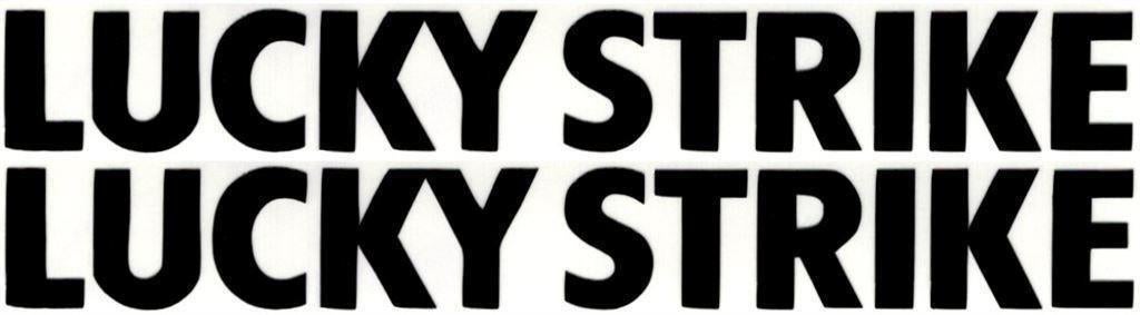 Lucky Strike sticker set #1, Ophalen of Verzenden