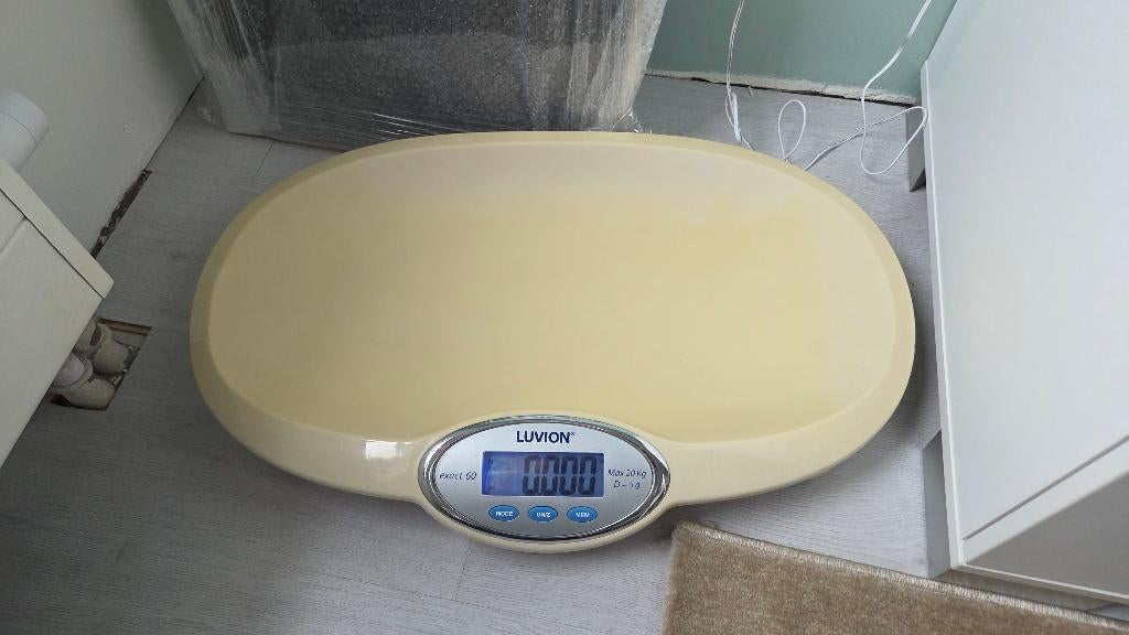 Luvion exact-60 babyweegschaal, Witgoed en Apparatuur, Weegschalen, Ophalen, Gebruikt, 1 tot 500 gram, Digitaal