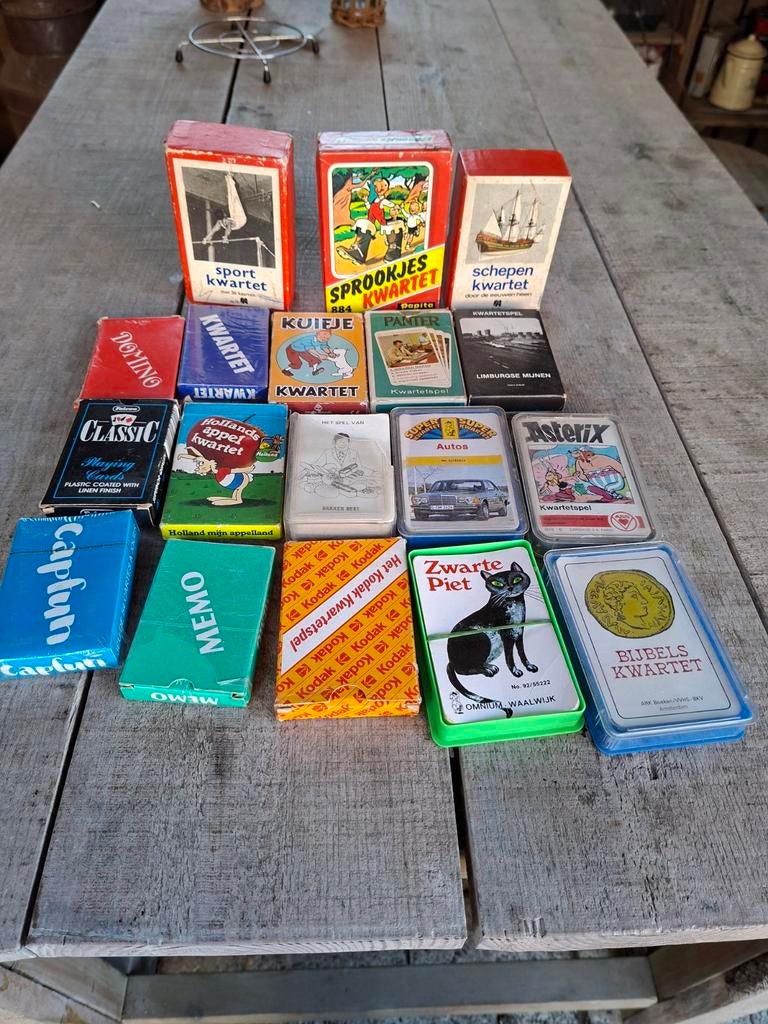 Speelkaarten l, Jokers en Kwartetten, Verzamelen, Speelkaarten, Jokers en Kwartetten, Ophalen of Verzenden, Gebruikt, Kwartet(ten)