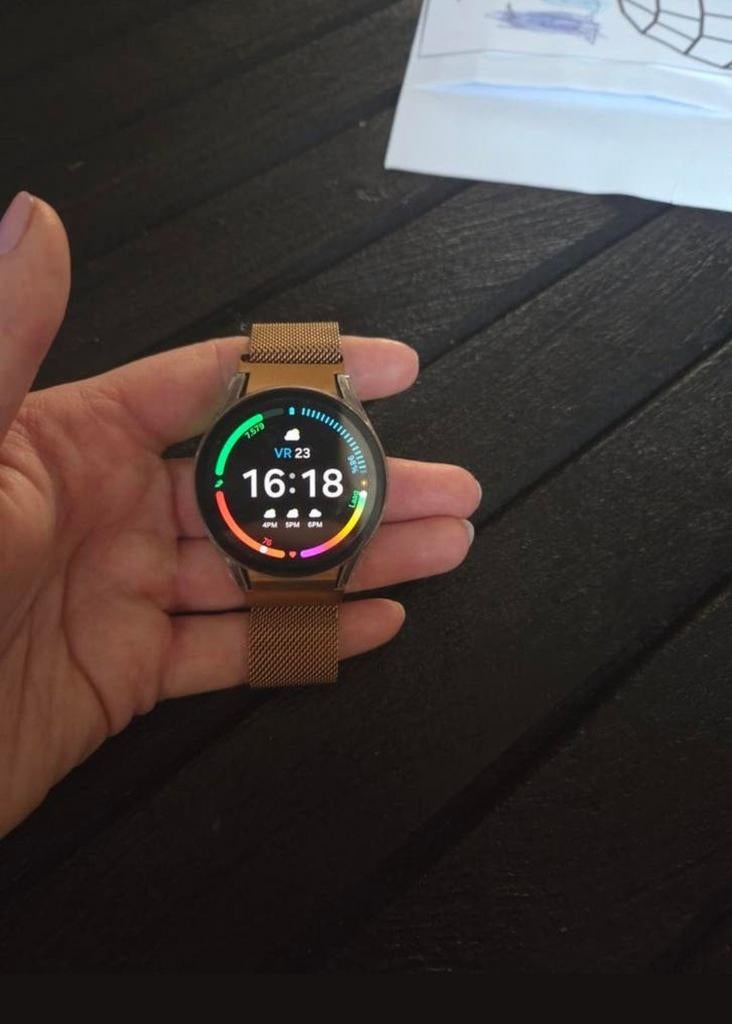 Samsung Watch 7 LTE 40mm met extra bandje en screenprotector, Sieraden, Tassen en Uiterlijk, Smartwatches, Zo goed als nieuw, Android